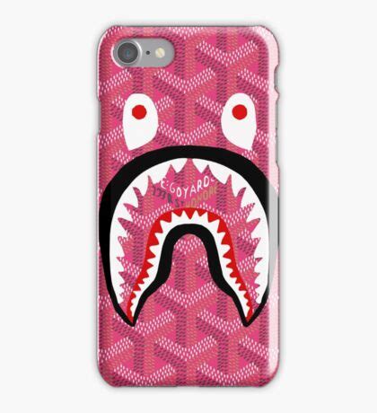 Pink Goyard Shark iPhone Cases for Sale by Artists 